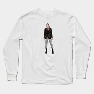 Villanelle - Killing Eve,illustration, poster, wall art, Jodie, Sandra, outfit, fashion, perfume, sorry baby, suit, dress Long Sleeve T-Shirt